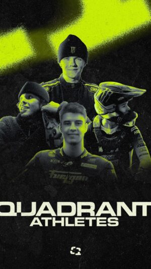 Keegan Palmer Instagram - Introducing QUADRANT Athletes, the newest 4 members of our team 🚀

🛹 @keeganpalmer 
🏍️ @lottevandrunen401 
🚗  @oliversolberg01 
🏍️ @ivanortola48 

You won’t believe the content we’re about to create...
