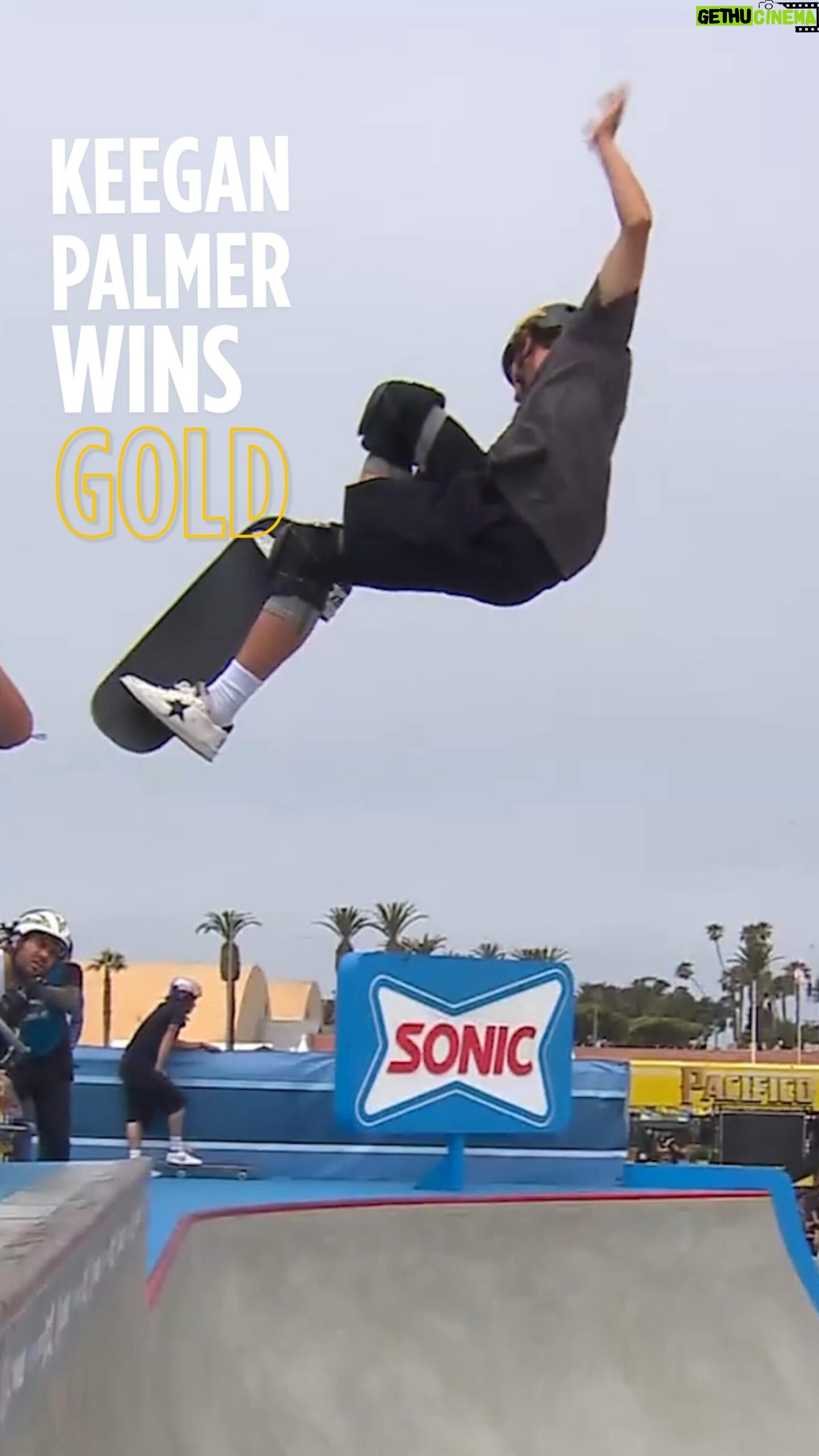 Keegan Palmer - 8.1K Likes - @keeganpalmer beat an all-star #XGames field to win SONIC Men’s Skateboard Park. It’s his second gold in the discipline and third consecutive medal in it at X Games. The 21-year-old grew up watching Alex Sorgente and Pedro Barros, who took silver and bronze.
@sonicdrivein #XGamesVentura