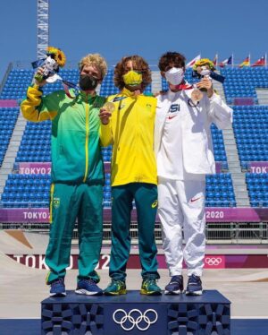 Keegan Palmer Instagram - 2 years ago TODAY!!! My friends and I made history 🫶🏼 glad to have done it with these 2 @pedrobarrossk8 @coryjuneau 💜