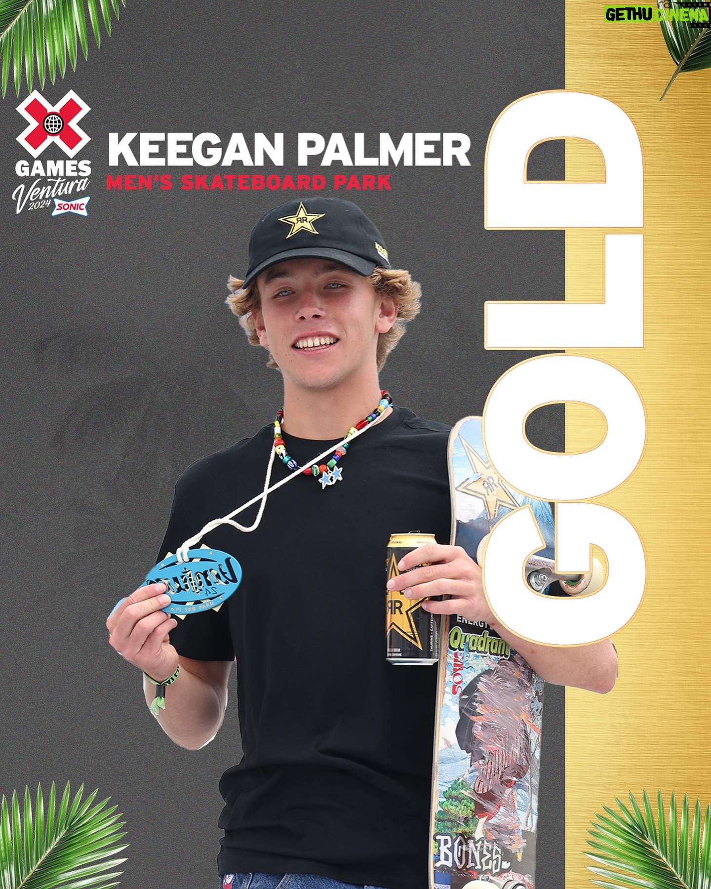 Keegan Palmer - 13.6K Likes - SONIC Men’s Skateboard Park Podium!
🥇: @keeganpalmer
🥈: @alexsorgente
🥉: @pedrobarrossk8
#XGamesVentura 2024
@sonicdrivein