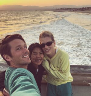 Keenan Kampa Instagram - visit from lil sis 😎