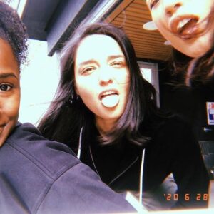 Keeya King Instagram - old photo, but a good one 
🦋
lately I’ve been thinking about how 
grateful I am for all 
the powerful wild women 
in this life time
that lead 
take up space
guide their generation 
scribble outside the lines
ask for what they need
remind people they are still speaking
use their voice 
speak up
all the way up 
lead a film or television set
negotiate with their children 
have fun
sip in the moments of life 
fall in and out of love
honour their journey 
honour their ancestors
grateful for all the women 
Wild. Messy. Present.