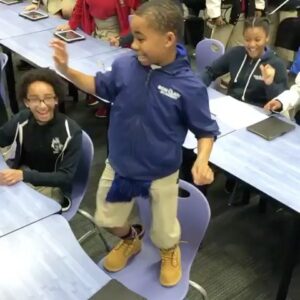Keeya King Instagram - I think about this video often. 
The Joy. 
The Love. 
The children at Ron Clark Academy turning up because they’re about to go see Black Panther.