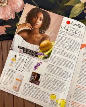 Keeya King Instagram - Sporting my natural curls, spilling beauty secrets, and sharing bits and pieces about an upcoming project in the Jan/Feb issue of @sheenmagazine