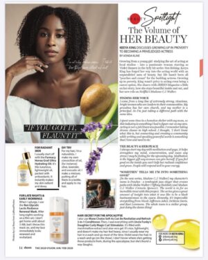 Keeya King Instagram - Sporting my natural curls, spilling beauty secrets, and sharing bits and pieces about an upcoming project in the Jan/Feb issue of @sheenmagazine