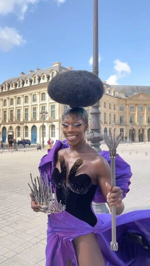 Keiona Instagram - M E R C I 👸🏿✨

🎥 @kobeonthegram 
 #dragracefrance