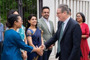 Keir Starmer Instagram - An honour to be back at Kingsbury temple today alongside hundreds of worshippers to recognise the immense service of the Hindu community in Britain.