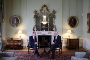 Keir Starmer Instagram - As a nation we’ve turned a page. 

Now it’s time to rebuild our country together as one United Kingdom. 

Good to be in Edinburgh today to speak with First Minister @john_swinney_snp about how we can work together for the people of Scotland.