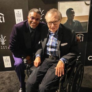 Keith David Instagram - What an honor it was to sing and celebrate 100 years of Nat King Cole. Not only because my older daughter was able to celebrate with me. Not only because @larrykingnow and other esteemed guests were in attendance. But because the twin daughters of my hero, NKC, were in attendance, as well! What a wonderful day it was.🙏🏾 #FBF #NatKingCole
