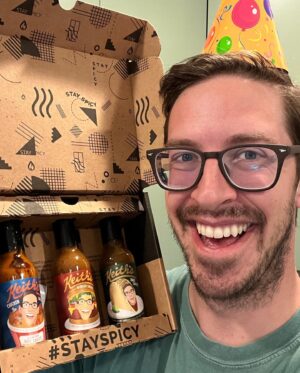 Keith Habersberger Instagram - Mini photo dump. Weird Al, birthday pic with sauces, Alfred, and some directions I gave.