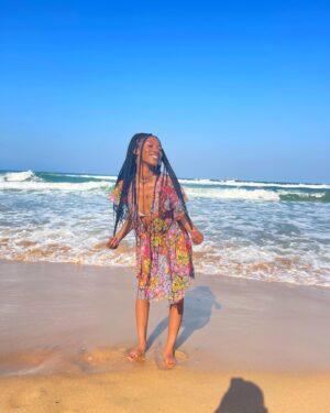 Kelcey Mawema Instagram - Catch a flight out the blue, South Africa