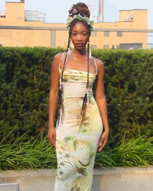 Kelcey Mawema Instagram - a secret garden and it’s fairies 🧚🏾‍♀️💐🦋🎨🍄