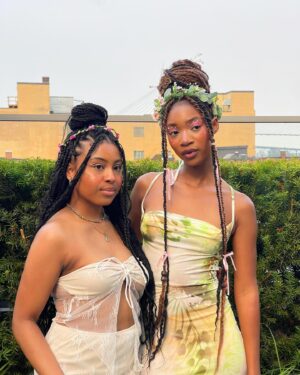 Kelcey Mawema Instagram - a secret garden and it’s fairies 🧚🏾‍♀️💐🦋🎨🍄