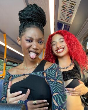 Kelcey Mawema Instagram - flew to London this summer to get THEE exclusive creative director/bestie photoshoot experience