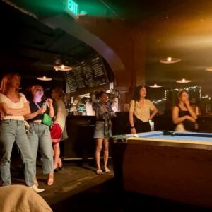 Kelli Garner Instagram - I have never seen more softness and beauty around a pool table in my life. ❤️‍🔥🎱❤️‍🔥