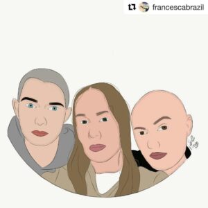 Kelly Karbacz Instagram - #FanArtFriday Thank you so much @francescabrazil for this awesome #fanart ! 
Love it!!! ❤️❤️❤️#OITNB #OrangeIsTheNewBlack #Brandy #Sankey #SkinheadHelen @oitnb