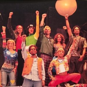 Kelly Karbacz Instagram - I am #OverTheMoon 🐮🌙 excited to watch @rentonfox live tonight! This show and playing Maureen changed my life. I can’t wait to see this beautiful cast shine their light and bring it to a whole new generation. Break legs!! Sending so much love to my #RENT family today and always.♥️ #TakeMeOrLeaveMe #MeasureYourLifeInLove #NoDayButToday #RENTBroadway