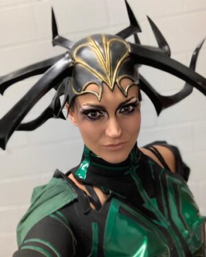 Kelly Klein Instagram - “It's come to my attention that you don't know who I am. I am Hela. Odin's firstborn. Commander of the legions of Asgard. The rightful heir to the throne and the Goddess of Death. My father is dead. As are the princes. You're welcome. We were once the seat of absolute power in the cosmos. Our supremacy was unchallenged. Yet Odin stopped at nine realms. Our destiny is to rule over all others. And I am here to restore that power. Kneel before me and rise into the ranks of my great conquest.”
.
.
.
.
.
Stepping into @michelle_mcdaniel ’s world 😂
#HelaYeah #HelaGood #hela #cosplayfun #cosplayphotoshoot #cosplayofinstagram #cosplayoftheday #cosplayersofig #enjoyingthemoment