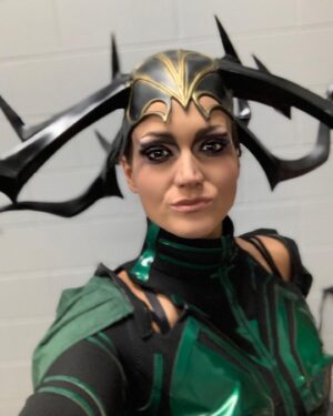 Kelly Klein Instagram - “It's come to my attention that you don't know who I am. I am Hela. Odin's firstborn. Commander of the legions of Asgard. The rightful heir to the throne and the Goddess of Death. My father is dead. As are the princes. You're welcome. We were once the seat of absolute power in the cosmos. Our supremacy was unchallenged. Yet Odin stopped at nine realms. Our destiny is to rule over all others. And I am here to restore that power. Kneel before me and rise into the ranks of my great conquest.”
.
.
.
.
.
Stepping into @michelle_mcdaniel ’s world 😂
#HelaYeah #HelaGood #hela #cosplayfun #cosplayphotoshoot #cosplayofinstagram #cosplayoftheday #cosplayersofig #enjoyingthemoment