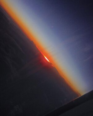 Kelly Thornton Instagram - Best seat in the house, above the clouds