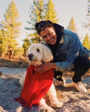 Kelly Wakasa Instagram - last night my dog, Kolby Kobe Wakasa, passed away❤️thanks for the past 16 years, for pulling me on my skateboard, for protecting my fam, and being the best dog ever 🥹 will miss u forever kolbs