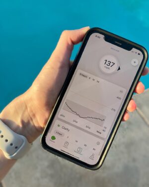 Kelsey Bascom Instagram - Dancing to the sound of my @dexcom G7 alarms like 💃🏻 

So I recently made the switch to the Dexcom G7, and I am just LOVING it! Hence, the dancing… it’s small, painless and so accurate 🤖 

Plus, I really like that it comes with the its own overpatch (yay!) which is perfect for the warm weather! ☀️ I always like to add an overpatch over my sensor when I know it’s going to be hot out or if I’m going to be spending time at the pool   beach or working out (ie. just sweating more, in general). The overpatch makes a big difference and really helps keep the sensor on for the full 10 days. 💪 

#dexcomwarrior #dexcom #cgm #t1d #t1dlookslikeme #type1diabetes #diabetes #sponsored 

*The Dexcom G7 Sensor is waterproof and may be submerged under eight feet of water for up to 24 hours without failure when properly installed.