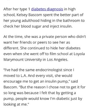 Kelsey Bascom Instagram - So excited to share this interview I did with @diatribenews 💙✨

I got to share part of my story with type 1 diabetes, how it led to writing Quarter and what we’re hoping this film will do for the diabetes community 💪 

So proud of @quartermovie and I can’t wait to share more soon 🥹