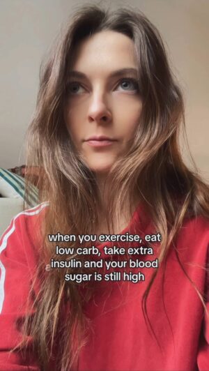 Kelsey Bascom Instagram - when you’ve tried everything to bring down your blood sugar, and that stubborn high is still… *stubborn* 😑

#type1diabetes #highbloodsugar #t1d #typeonediabetic #t1dlookslikeme #diabeteshumor #t1dhumor