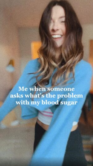 Kelsey Bascom Instagram - I never really know what the problem is with my blood sugar… 🤷🏻‍♀️ but I also just really just like this song !! 😂💃💙

#t1d #t1dlookslikeme #diabetes #type1diabetes #type1diabetic #bloodsugar #t1dwarrior