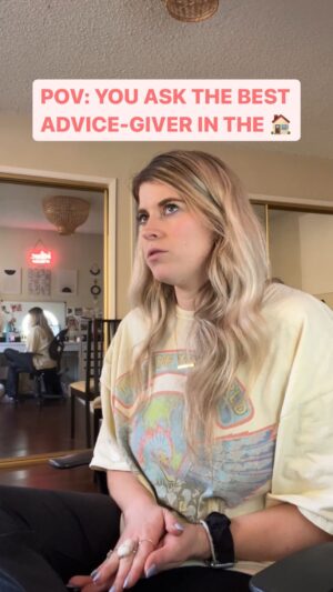 Kelsey Edwards Instagram - she knows me best, why would i ask anyone else 🤷🏼‍♀️

#conversation #advice #advicegiver