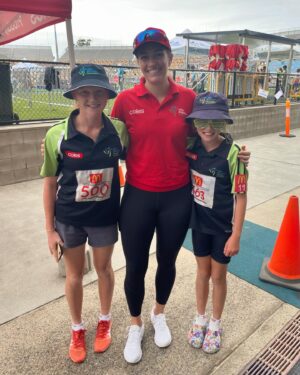 Kelsey-Lee Barber Instagram - Congratulations to all the athletes who competed at the QLD Little Athletics State Championships this weekend. I had some fun in the commentary box, presenting medals and meeting some of our amazing young stars. 

@colessupermarkets @littleathsqld @littleathsaust