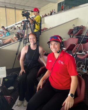 Kelsey-Lee Barber Instagram - Congratulations to all the athletes who competed at the QLD Little Athletics State Championships this weekend. I had some fun in the commentary box, presenting medals and meeting some of our amazing young stars. 

@colessupermarkets @littleathsqld @littleathsaust