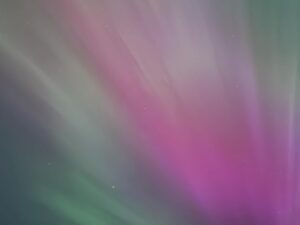 Kelsey Lewin Instagram - Aurora Borealis? At this time of year, at this time of day, in this part of the country, localized entirely within your backyard?