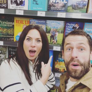 Kelvin Fletcher Instagram - We’re only in our local bloody supermarket! 

We signed a few copies too so you’re in luck if you’re nearby 😜

#fletchersonthefarm