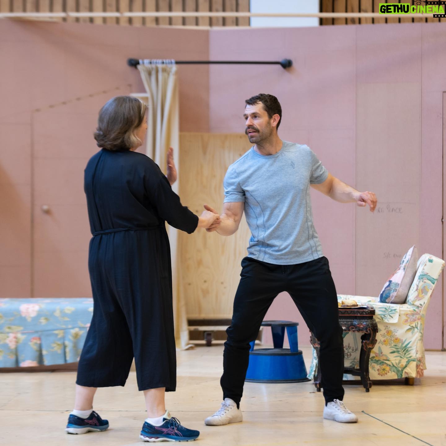 Kelvin Fletcher - 5.3K Likes - Dancing with @quentyquestions in the most hilarious new comedy from Richard Bean and Oliver Chris….. it could ONLY be the National darling!
Having a wonderful time and I can’t wait for you to come and see it!
Link in the bio.
Oh and yes that is a moustache 👨🏻😂