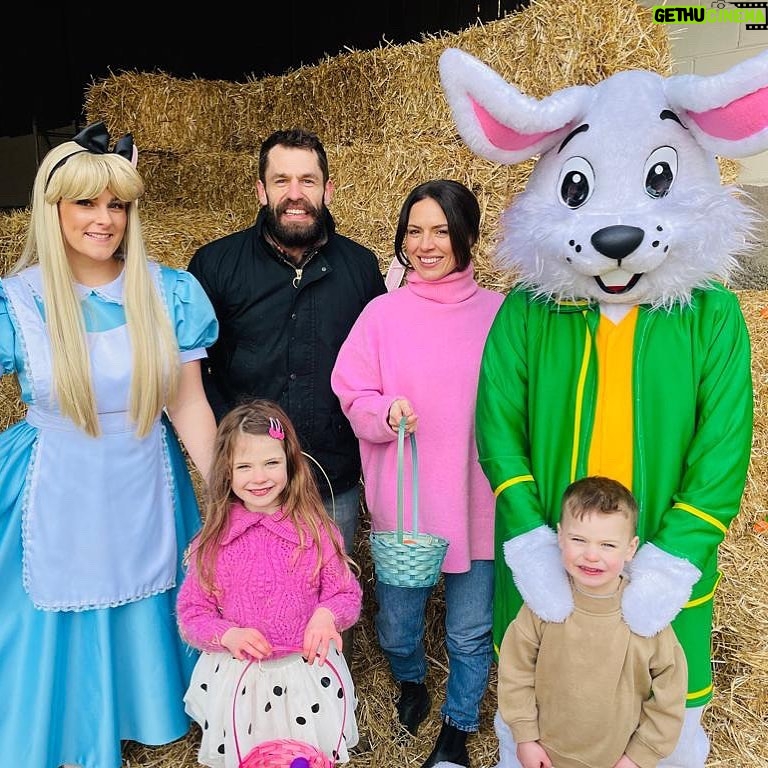 Kelvin Fletcher - 6.1K Likes - I get asked every single day if people can visit our farm……..
Well now you can!
We are hosting our very own magical Easter egg hunt for all the family!
There’s a nature trail, cute lambs, cheeky pygmy goats, pig football and even a show! Not to mention the chocolate treats!
We can’t wait to welcome you to our family farm.
Head over to @fletchersonthefarm for all details and link to book tickets.
And yes of course I’ll be bloody there! I’ll have 50 sheep to lamb whilst you and the family hunt for eggs! So I’ll be sure to pop by every spare minute! 😂
#easter #family