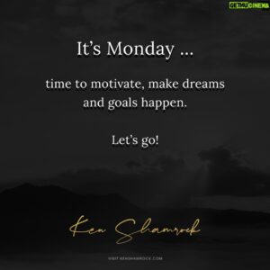Ken Kilpatrick Instagram - What you do today can improve all your tomorrows. #mondaymotivation