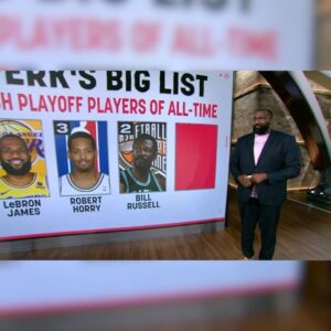 Kendrick Perkins Instagram - 🚨 NEW BIG LIST FROM PERK 🚨
Who’s the most clutch player in playoff history? 🤔