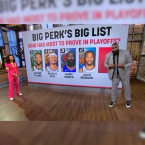 Kendrick Perkins Instagram - BIG PERK’S BIG LIST 🚨
Which players have the most to prove this postseason? ➡️