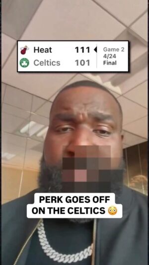Kendrick Perkins Instagram - @kendrickperkins GOES OFF on the Celtics after their Game 2 loss to the Heat 🗣️