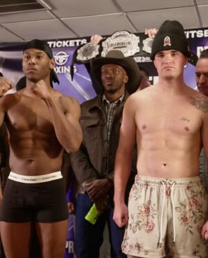 Kenny Ojuederie Instagram - HOWDDYYYY!! 🤠 Tune in tonight on @daznboxing for my fight. The show starts at 1am UK TIME & 7pm Texas Time. @misfitsboxing 🥊💥