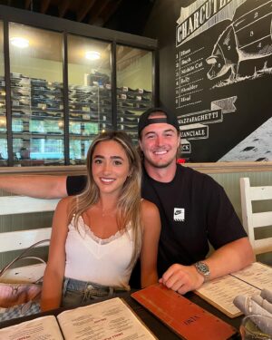 Kenny Pickett Instagram - Asked you to marry me a year ago today and every day has been better since !! A life time to go with my go to ❤️