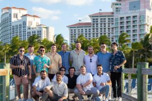Kenny Pickett Instagram - Once in a lifetime trip…Alright let’s go get married @amypaternoster !

@bahamarresorts 
@grandhyattbahamar