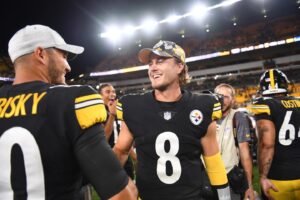 Kenny Pickett Instagram - First night on the job #HereWeGo
