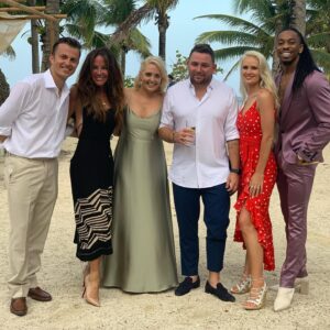 Kenny Wormald Instagram - We love you @robfish_inc & @srburke24 congrats on an incredible Mexico wedding trip!!! #fisherfindshiscatch