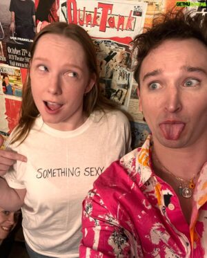 Kent Boyd Instagram - Last night got a bit cheeky! #raggletaggle @katmburns @ucbtla 

**performance coming soon with @angelmammoliti

Also for those of you who have ever 💭 what happens in the dressing room before a one night performance hehehe 🤭 here you goooo! #joe
