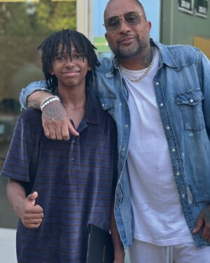 Kenya Barris Instagram - Big Congrats to my GRAD @kassbarris and my guy Kash Money!!!! I love you Son and I’m looking for you to go and KILL it next year at #Crespi!!! So proud of you!!!!!! Love you to death and I loved your outfit!!!! 😂-#3daughter3sons #blessed #dreamingawakephotography