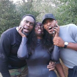 Kenyon Glover Instagram - We just out here making movies and having fun doing it... #SetLife 

#KenyonGlover #Actor #Filmmaker #moviemagic #zombieapocalypse #zombiemovie #blackactor #GodsSoldier