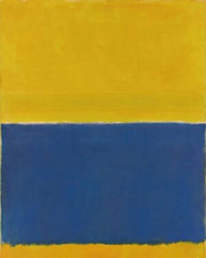 Kerry Bishé Instagram - Mark Rothko Untitled (Yellow and Blue) 1954