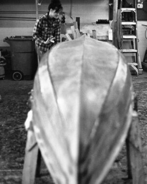 Kerry Bishé Instagram - boat buildin. 2014.